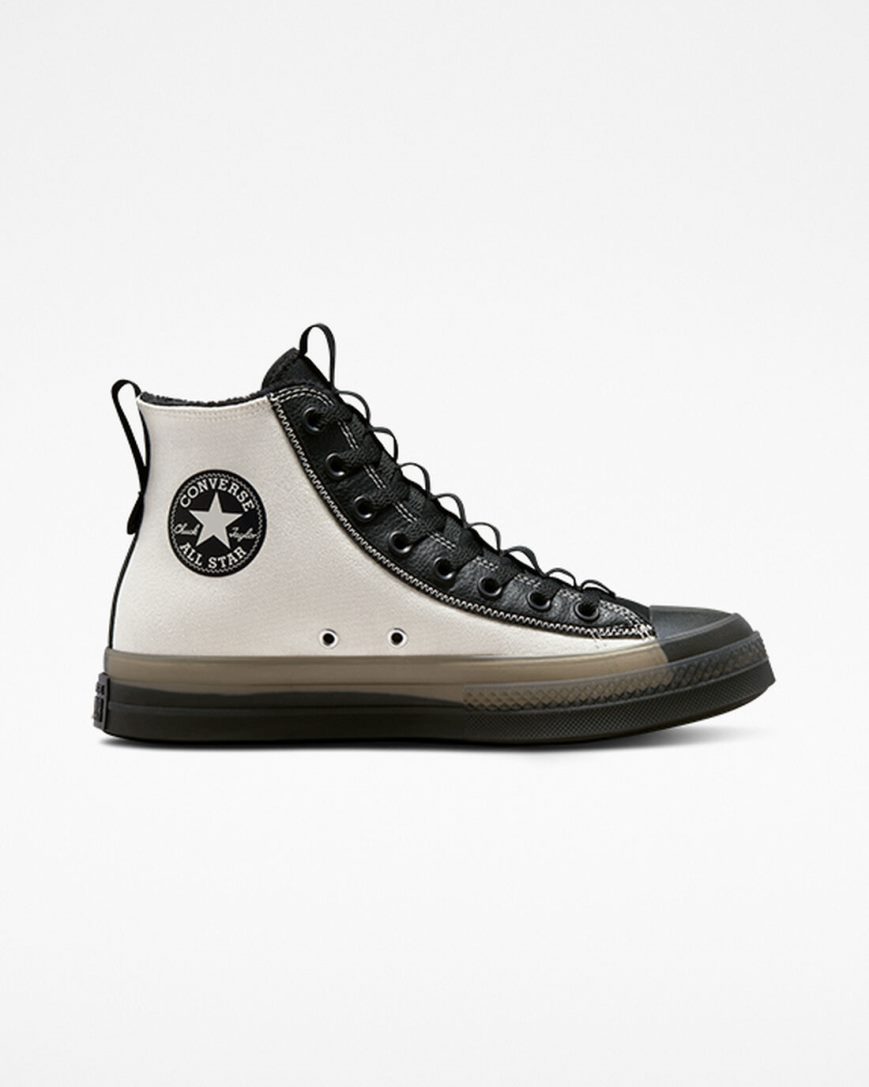 Men\'s Converse Chuck Taylor All Star CX Explore Counter Climate High Top Shoes Beige / Black | AU 413E8O
